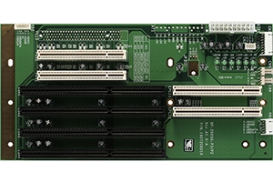 壁掛式，符合PICMG1.0,6槽背板，2個PCI，3 ISA，單片段