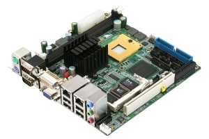 Mini-ITX嵌入式母板，Intel® Core™ 2 Duo/ Core Duo/ Celeron® M處理器