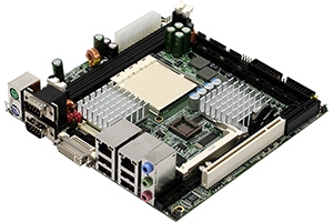 Mini-ITX嵌入式母板，AMD Athlon™ 64/ Athlon™ 64 x2 (AM2插槽) 处理器
