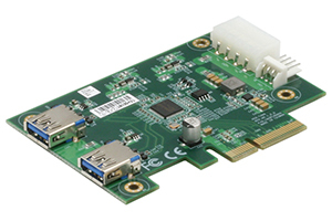 2 端口 USB 3.2 Gen 2 PCI-E [x4] 图像釆集卡
