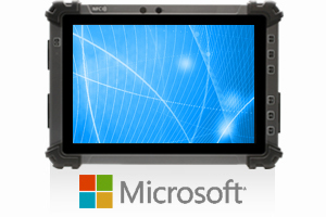 10.1” 强固型平板电脑, Intel® N3350/N4200 处理器，支持 Windows