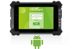7” Rugged Tablet ARM-based Android™ with 1.6 GHz